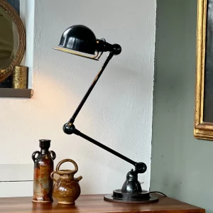 lampe jilede vintage noire